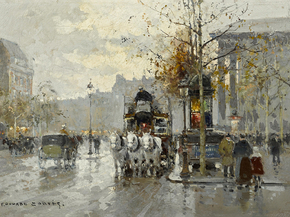 Edouard Leon Cortes | Эдуард Леон Кортес - Бульвар ла Мадлен
