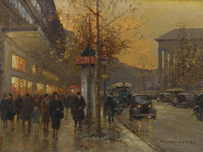 Edouard Leon Cortes | Эдуард Леон Кортес - Бульвар ла Мадлен