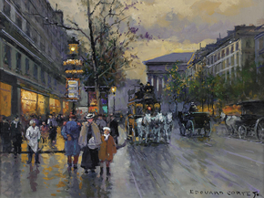 Edouard Leon Cortes | Эдуард Леон Кортес - Бульвар ла Мадлен