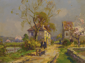 Edouard Leon Cortes | Эдуард Леон Кортес - Весенний день