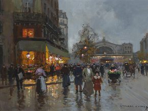 Edouard Leon Cortes | Эдуард Леон Кортес - Вокзал