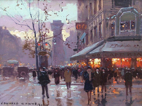 Edouard Leon Cortes | Эдуард Леон Кортес - Ворота Сен-Дени