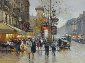 Edouard Leon Cortes | Эдуард Леон Кортес - Ворота Сен-Дени