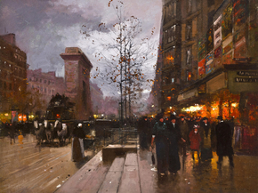 Edouard Leon Cortes | Эдуард Леон Кортес - Ворота Сен-Дени