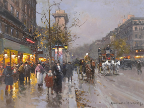 Edouard Leon Cortes | Эдуард Леон Кортес - Ворота Сен-Дени