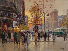 Edouard Leon Cortes | Эдуард Леон Кортес - Ворота Сен-Дени
