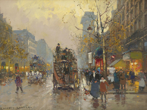 Edouard Leon Cortes | Эдуард Леон Кортес - Ворота Сен-Дени