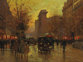 Edouard Leon Cortes | Эдуард Леон Кортес - Ворота Сен-Дени