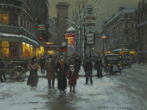 Edouard Leon Cortes | Эдуард Леон Кортес - Ворота Сен-Дени
