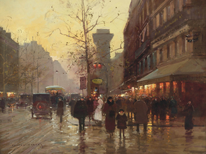 Edouard Leon Cortes | Эдуард Леон Кортес - Ворота Сен-Дени