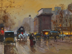 Edouard Leon Cortes | Эдуард Леон Кортес - Ворота Сен-Мартен
