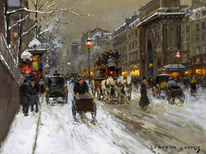Edouard Leon Cortes | Эдуард Леон Кортес - Ворота Сен-Мартен