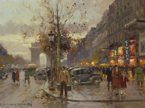 Edouard Leon Cortes | Эдуард Леон Кортес - Елисейские поля Edouard Leon Cortes | Эдуард Леон Кортес - Елисейские поля