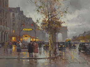 Edouard Leon Cortes | Эдуард Леон Кортес - Елисейские поля