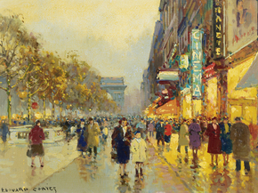 Edouard Leon Cortes | Эдуард Леон Кортес - Елисейские поля