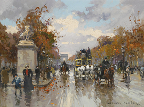 Edouard Leon Cortes | Эдуард Леон Кортес - Елисейские поля