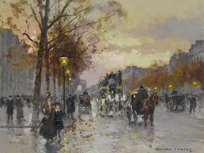 Edouard Leon Cortes | Эдуард Леон Кортес - Елисейские поля