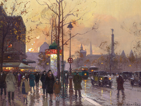 Edouard Leon Cortes | Эдуард Леон Кортес - Площадь Бастилии
