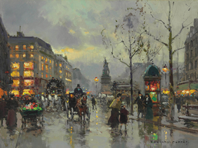 Edouard Leon Cortes | Эдуард Леон Кортес - Площадь Клиши