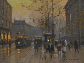 Edouard Leon Cortes | Эдуард Леон Кортес - Площадь ла Мадлен