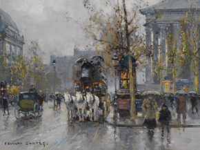 Edouard Leon Cortes | Эдуард Леон Кортес - Площадь ла Мадлен