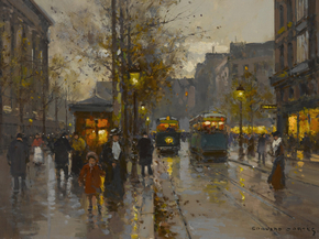 Edouard Leon Cortes | Эдуард Леон Кортес - Площадь ла Мадлен