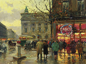 Edouard Leon Cortes | Эдуард Леон Кортес - Площадь Опреы