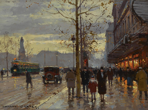 Edouard Leon Cortes | Эдуард Леон Кортес - Площадь Республики