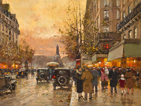 Edouard Leon Cortes | Эдуард Леон Кортес - Площадь Республики