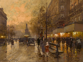 Edouard Leon Cortes | Эдуард Леон Кортес - Площадь Республики