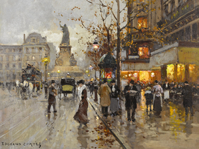 Edouard Leon Cortes | Эдуард Леон Кортес - Площадь Республики