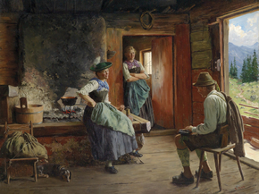 Emil Rau - Besuch auf der Alm | Эмиль Рау