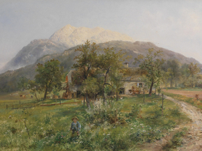Emil Barbarini - Blick auf den Dobratsch | Эмиль Барбарини