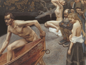 Axel Waldemar Gallen - Am Fluss von Tuonela, 1903 | Аксели Галлен-Каллела