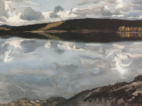 Axel Waldemar Gallen - Blick über den Ruovesi-See, 1896 | Аксели Галлен-Каллела