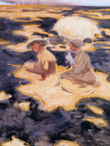 Axel Waldemar Gallen - Brush Fire on the Savannah 1910 | Аксели Галлен-Каллела