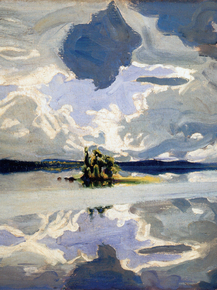 Axel Waldemar Gallen - Clouds Above a Lake | Аксели Галлен-Каллела