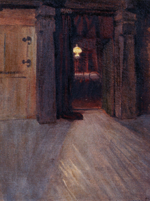 Axel Waldemar Gallen - Entrance to Kalela's Dining Room, 1903