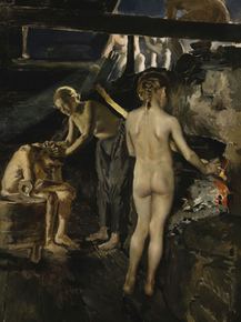 Axel Waldemar Gallen - In the Sauna | Аксели Галлен-Каллела