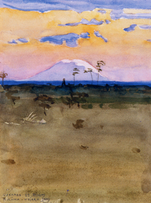 Axel Waldemar Gallen - Kilimanjaro at Sunset, 1909 | Аксели Галлен-Каллела