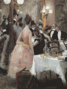 Axel Waldemar Gallen - Nach dem Maskenball, 1888 | Аксели Галлен-Каллела