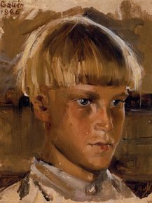 Axel Waldemar Gallen - Orphan Boy, 1886 | Аксели Галлен-Каллела