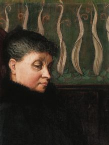 Axel Waldemar Gallen - Portrait of Aina Sloor, 1897 | Аксели Галлен-Каллела