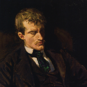 Axel Waldemar Gallen - Portrait of Edvard Munch, 1895 | Аксели Галлен-Каллела