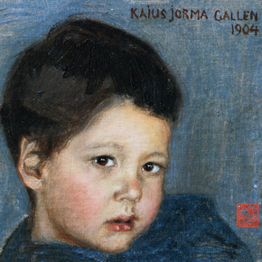 Axel Waldemar Gallen - Portrait of Kaius Jorma Gallen, 1904