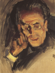 Axel Waldemar Gallen - Portrat Gustav Mahler, 1907 | Аксели Галлен-Каллела