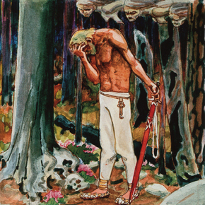 Axel Waldemar Gallen - Remorseful Kullervo, 1918 | Аксели Галлен-Каллела