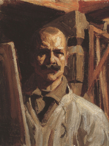 Axel Waldemar Gallen - Selbstportrat, 1916 | Аксели Галлен-Каллела