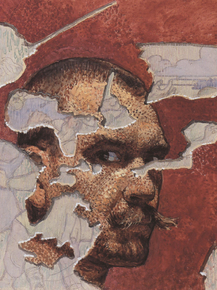 Axel Waldemar Gallen - Self-Portrait in a Fresco, 1894 | Аксели Галлен-Каллела