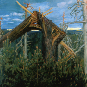 Axel Waldemar Gallen - The Broken Pine, 1906 | Аксели Галлен-Каллела